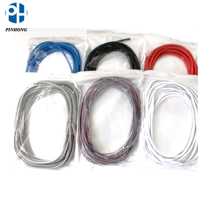 5M 16ft Black Car Door Edge Rubber Scratch Protector Moulding Strip Guard Trim
