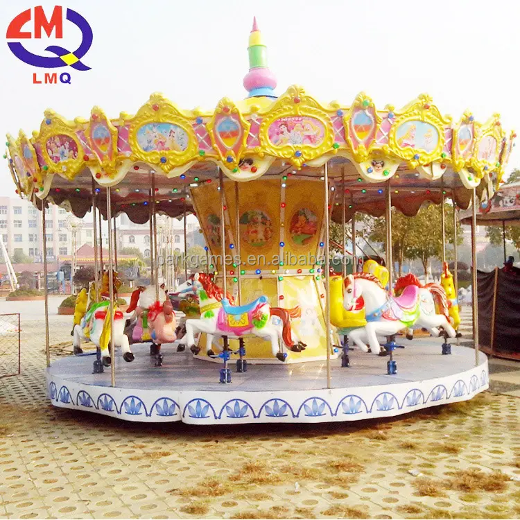 Amusement kids games 24 seats carousel kids funfair rides for sale