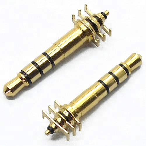 Wholesale 3.5mm 4 Pole PCB Male Plug Jack Connector