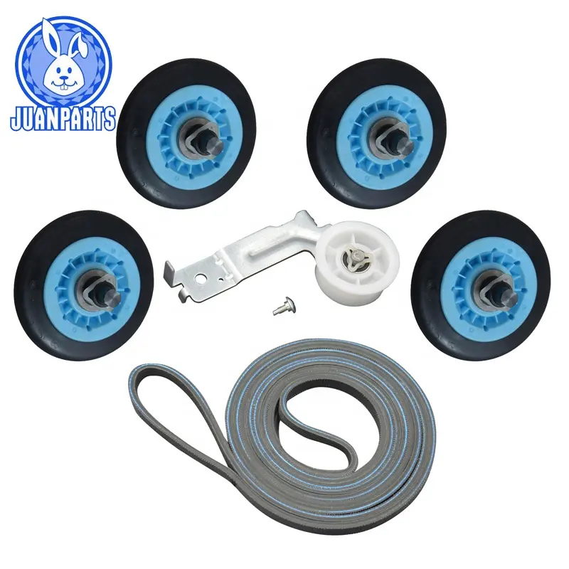 Dryer Repair Kit Include Roller DC97-16782A Indler Pulley DC93-00634A Belt 6602-001655 DC97-16782A