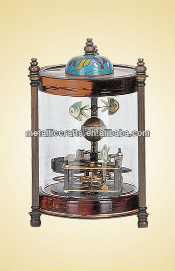 Имитация старинной Fish Tank часы искусства