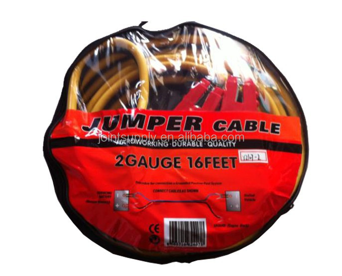 Сверхмощный 25FT 1GA booster cable / jumping cable / power jumper