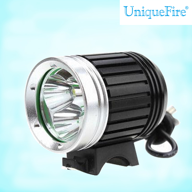 Велосипедный передний фонарь UniqueFire, 3 светодиода, налобный фонарь для шлема