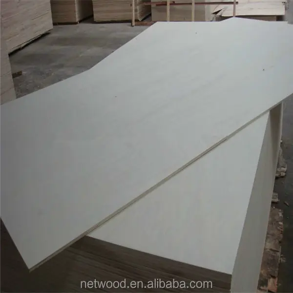 Warm White matt polyester melamine paper overlay Plywood