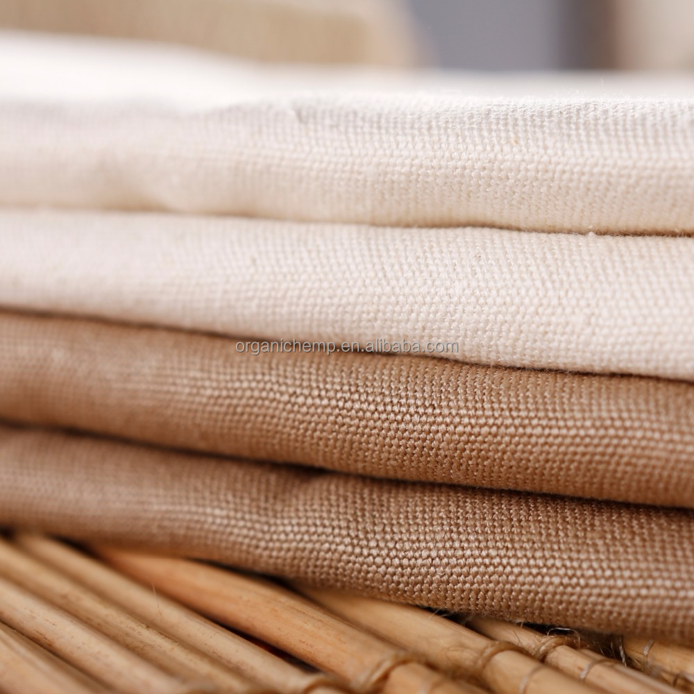 GOTS certified thick canvas 100% cotton fabric for bed sheets