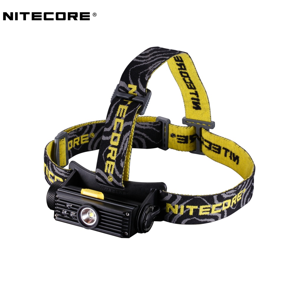 Налобный фонарь NITECORE HC90, 900 люмен, 110 метров, IPX8, RGB-подсветка для кемпинга на открытом воздухе, алюминиевый сплав 18650, зарядка через usb