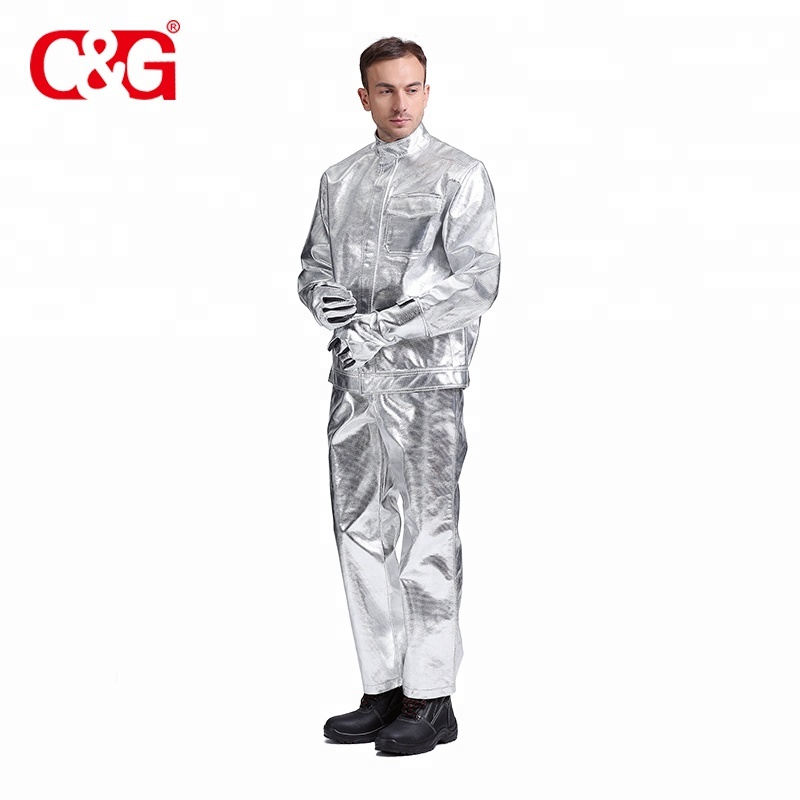Aluminized fire proximity clothing for sale