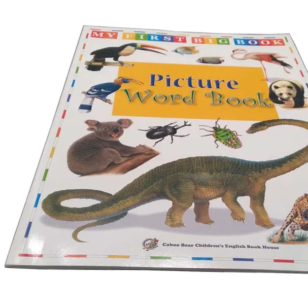 My first big book of picture word English audio books for children