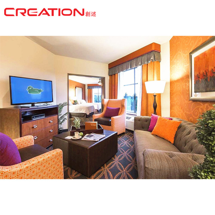 New Modern living room furniture MDF wooden TV cabinet with showcase for hotel