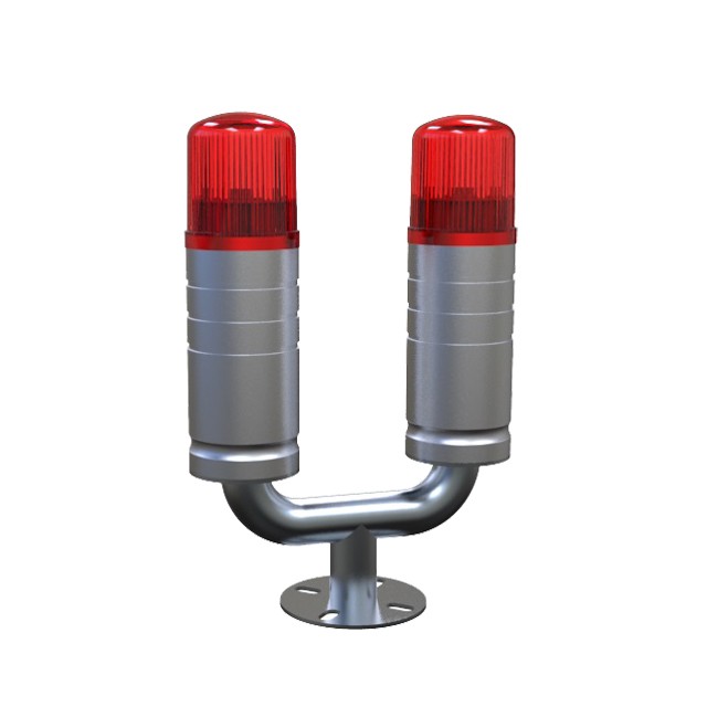 Aviation Obstruction Light (AOL) Type a 10cd low intensity red led fixed obstacle light on ATC /GSM /Radio tower