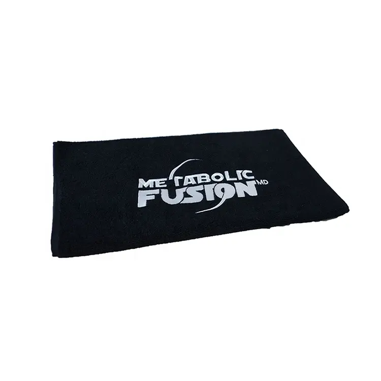 100% Cotton Custom Gym/Sports/Fitness Towel With Embroidery Logo
