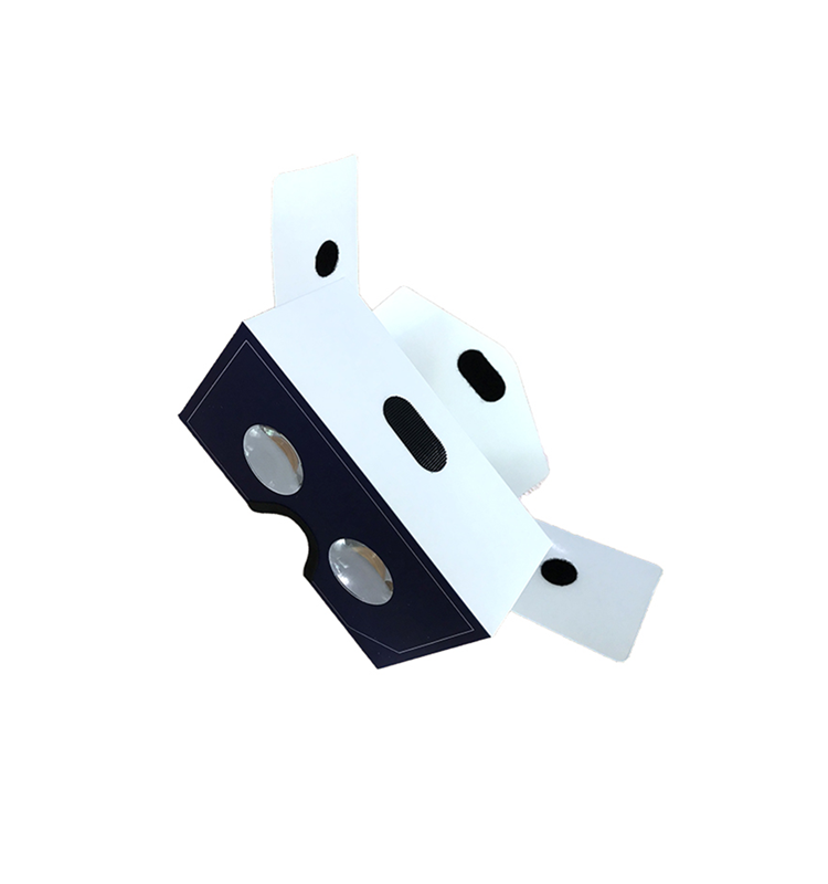 Плоский складной Google Cardboard V3 3D Очки виртуальной реальности; небольшой подарок Google Cardboard с конвертом
