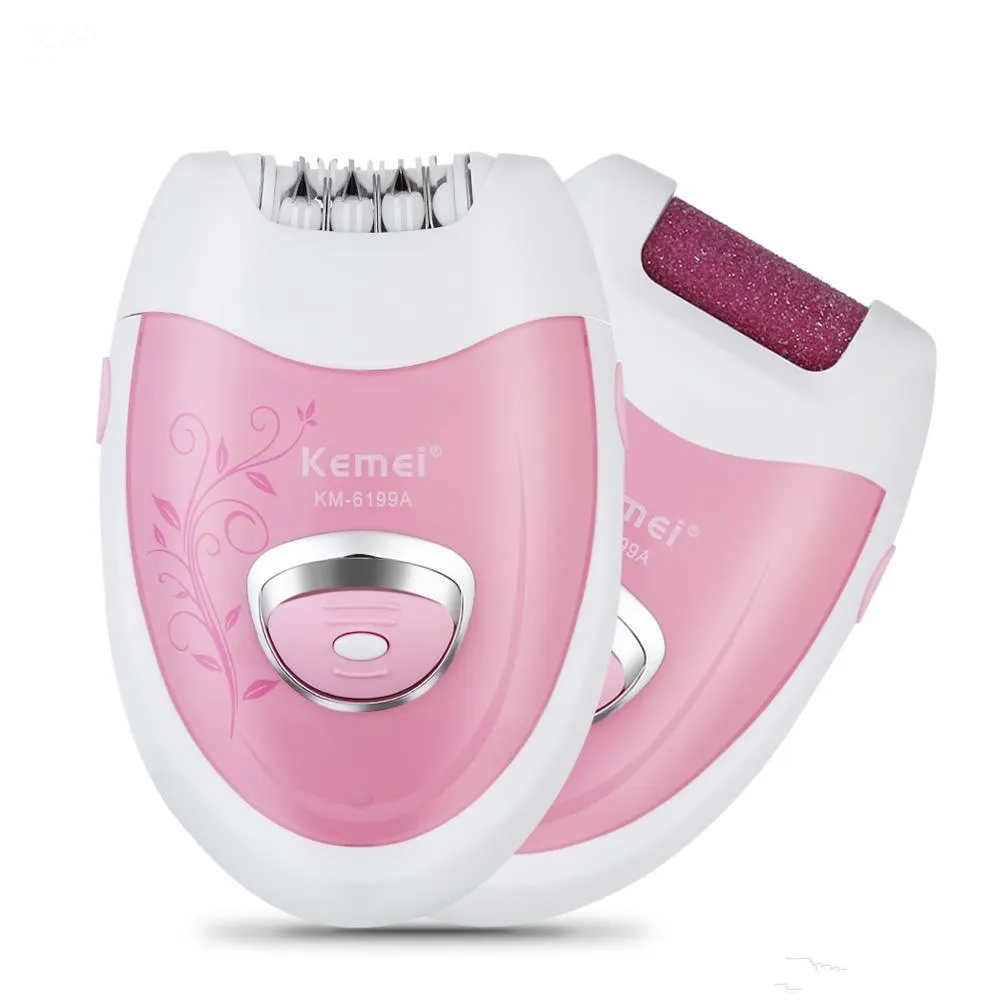 New Style Lady Beauty Care Product Rechargeable Electric Lady Epilator km 6199A