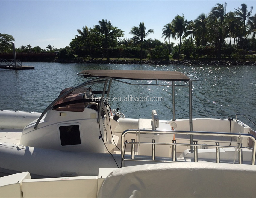 Liya 27ft корпус из стекловолокна подвесной rib лодки пассажирская лодка touring для продажи