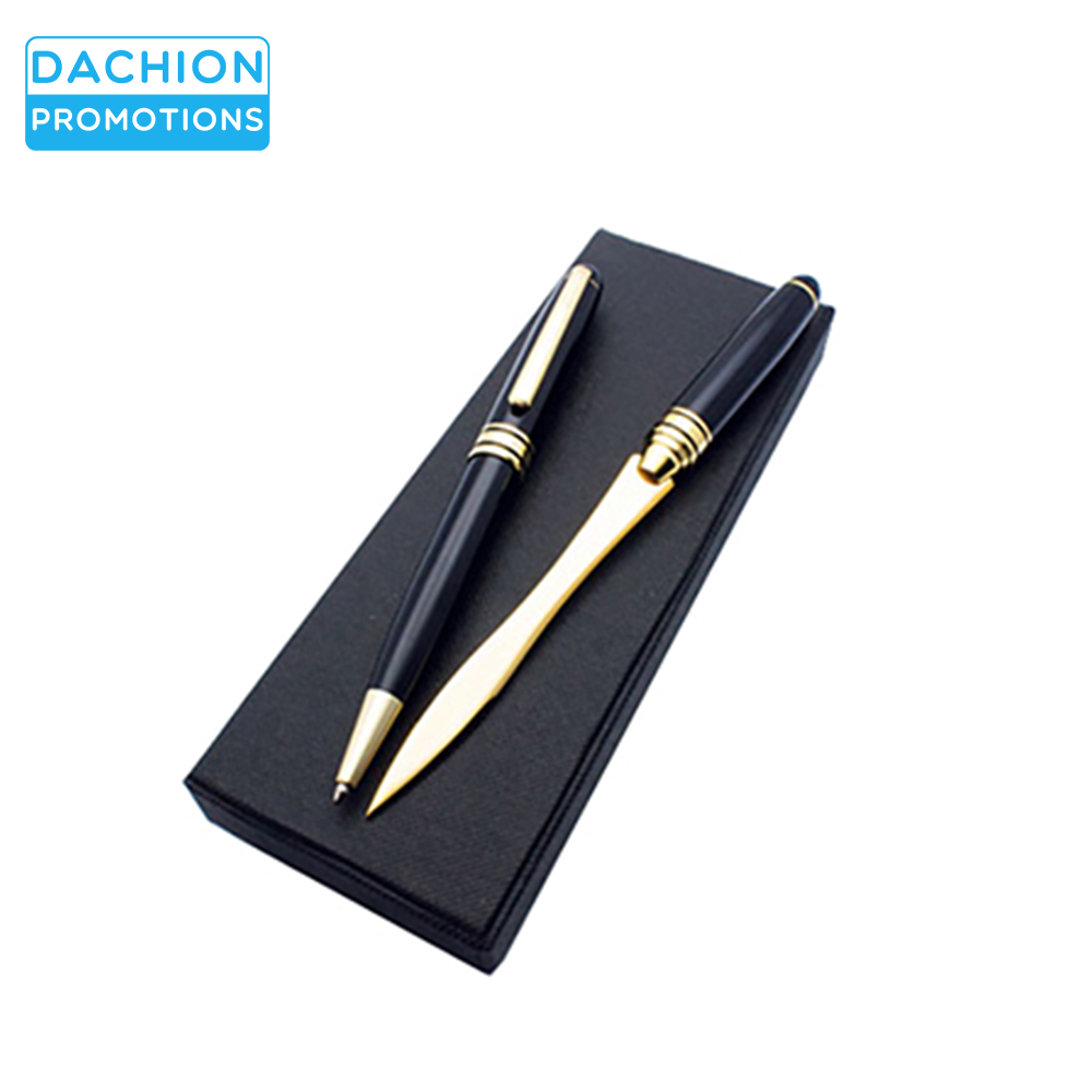 Logo Printed Monarch Pen and Letter Opener Set