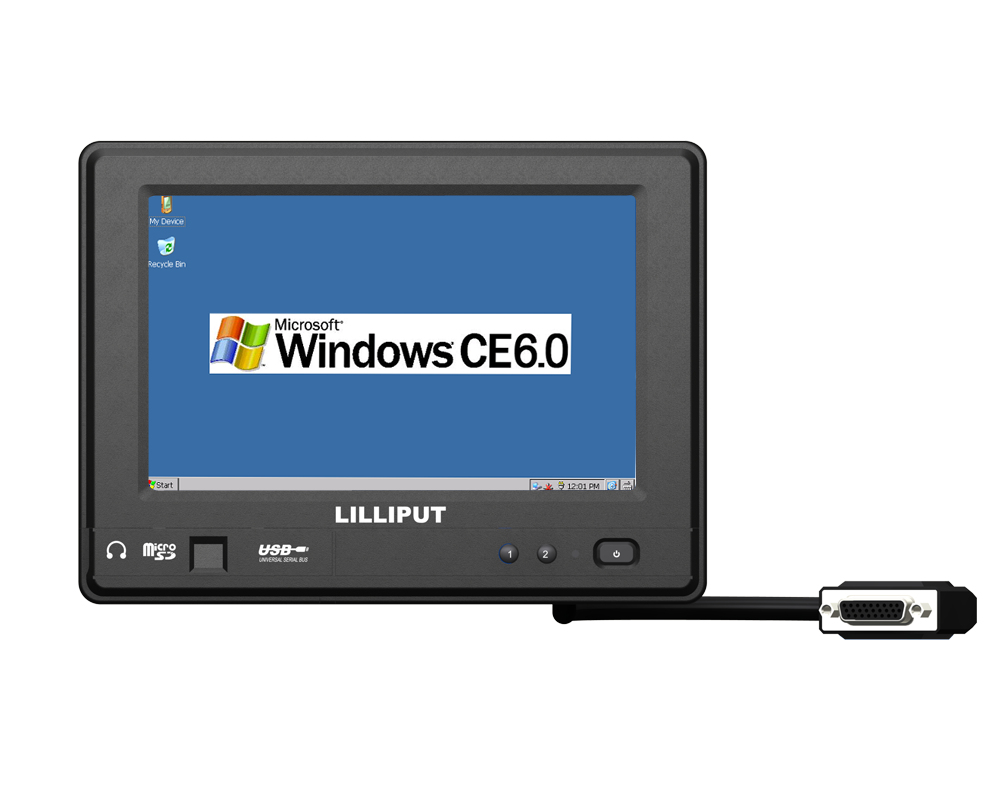 Lilliput 7 дюймов водонепроницаемый ЖК-монитор промышленные Linux сенсорный экран панели ПК