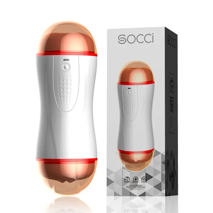 high quality male sex toys masturbator double head masturbation cup for male by hand