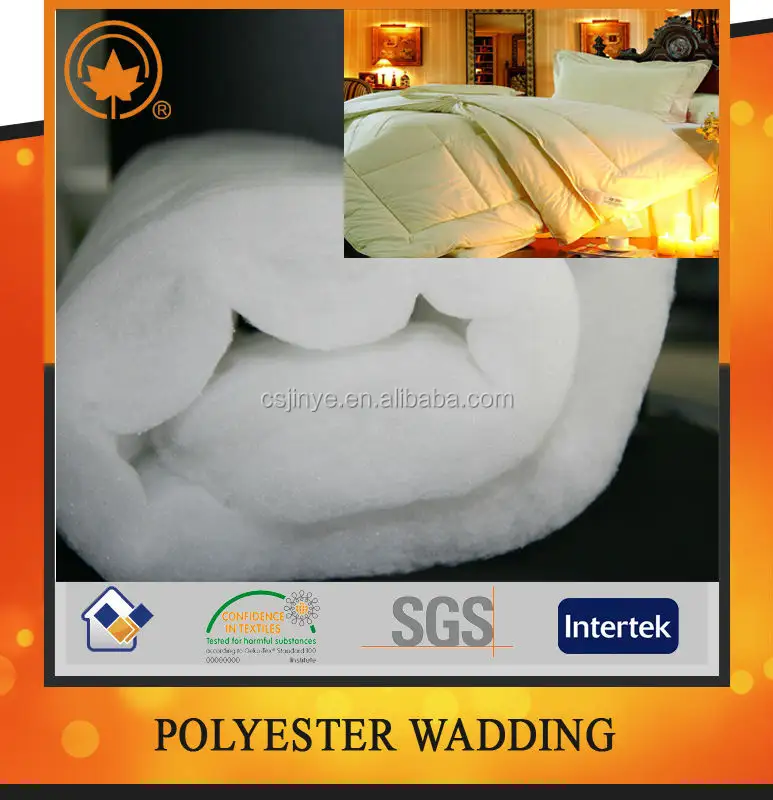 Polyester Wadding For Quilt Wholesale High Quality Cheap Washing Polyester Wadding/batting For Quilt And Garment