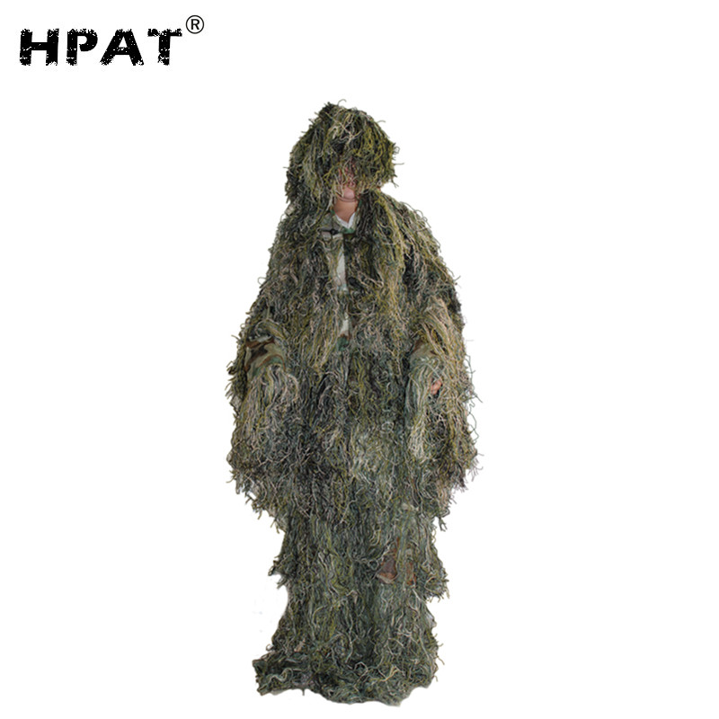Открытый легкий Камуфляжный костюм Woodland Ghillie