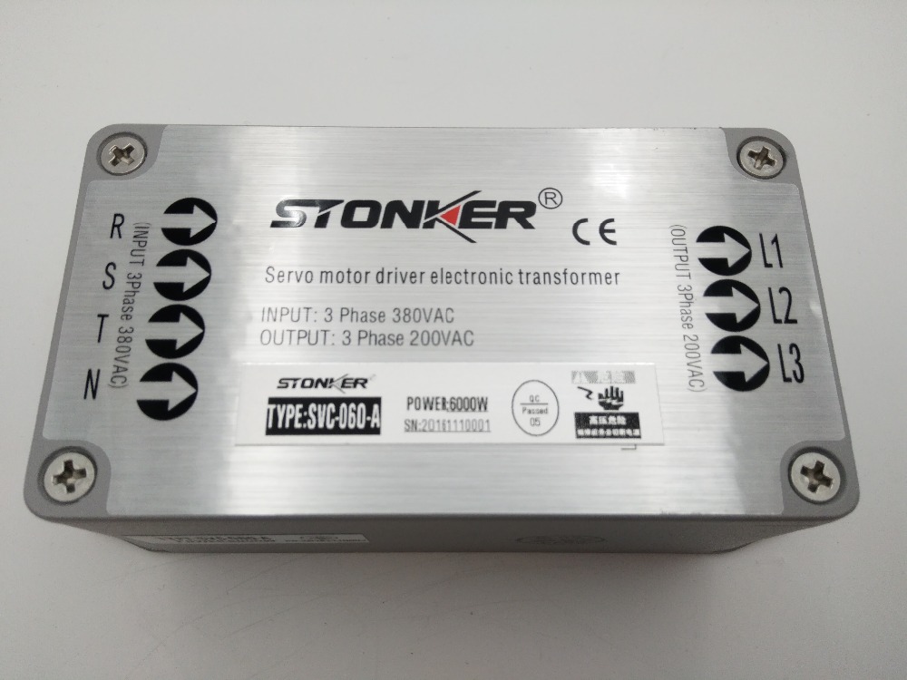 SVC-060-A 3 фазы 380v до 220v 6kw сервопривод питания Электрический трансформатор