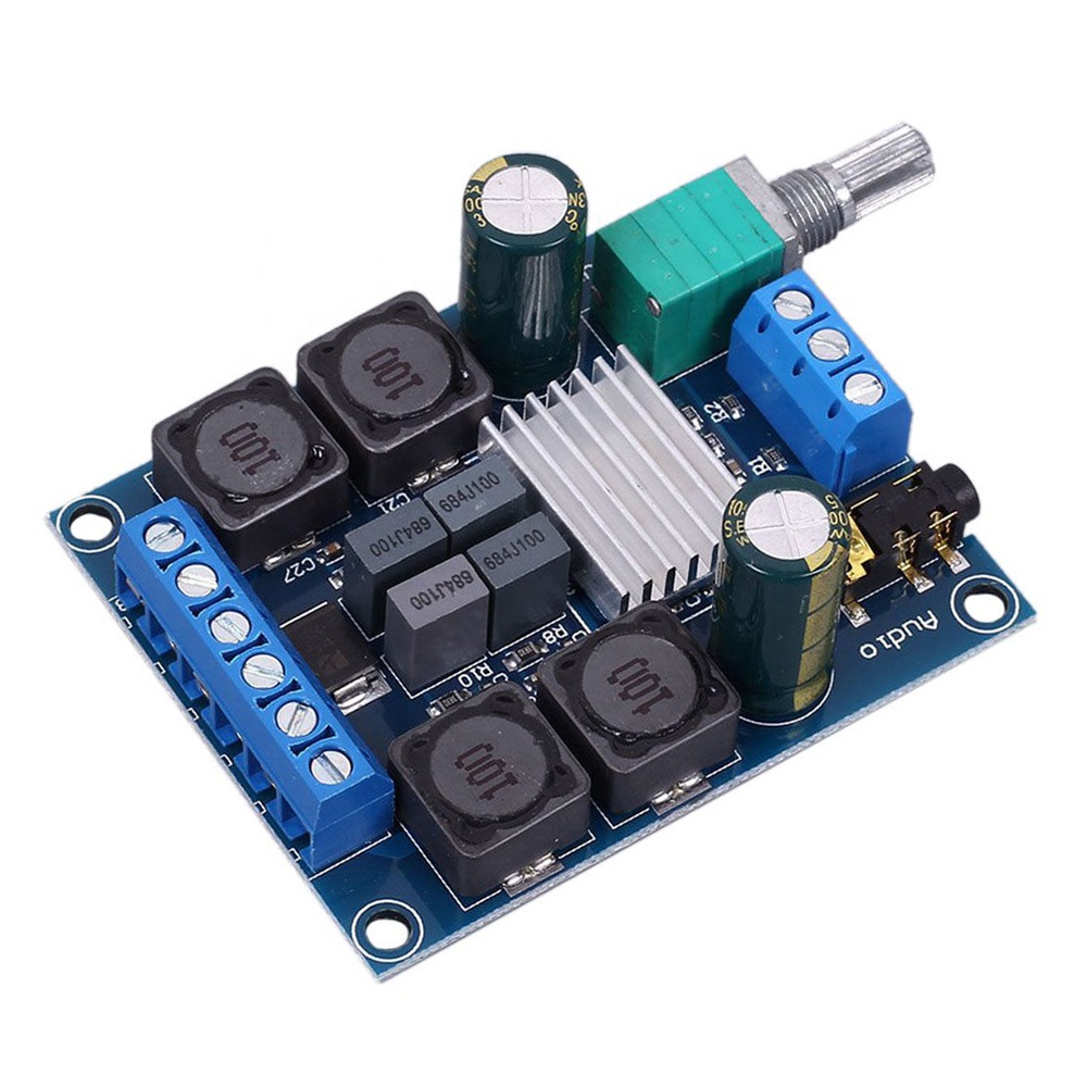 2x50 Вт TPA3116D2 двухканальный стерео цифровой усилитель мощности плата DC 5V 12V 24V Class D