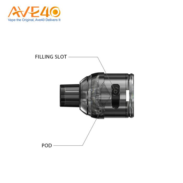 Hot selling 2ml ceramic coil pod IJOY MAX VPC UNIPOD E cigarette Vape tank with Pretty taste