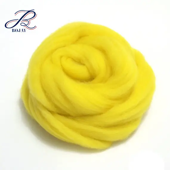 66s 100% Merino Wool Top Roving Raw white and Dyed Wholesale Hand knitting Giant Yarn