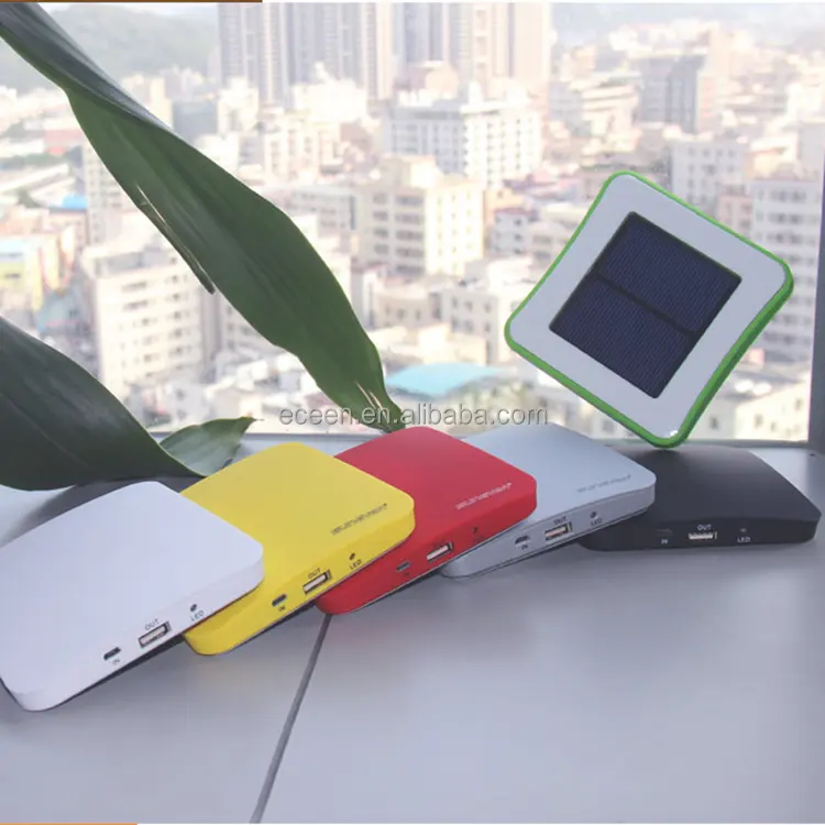 100% Original Brand 5V 1A Portable Power Bank Window Solar Charger With Sucker