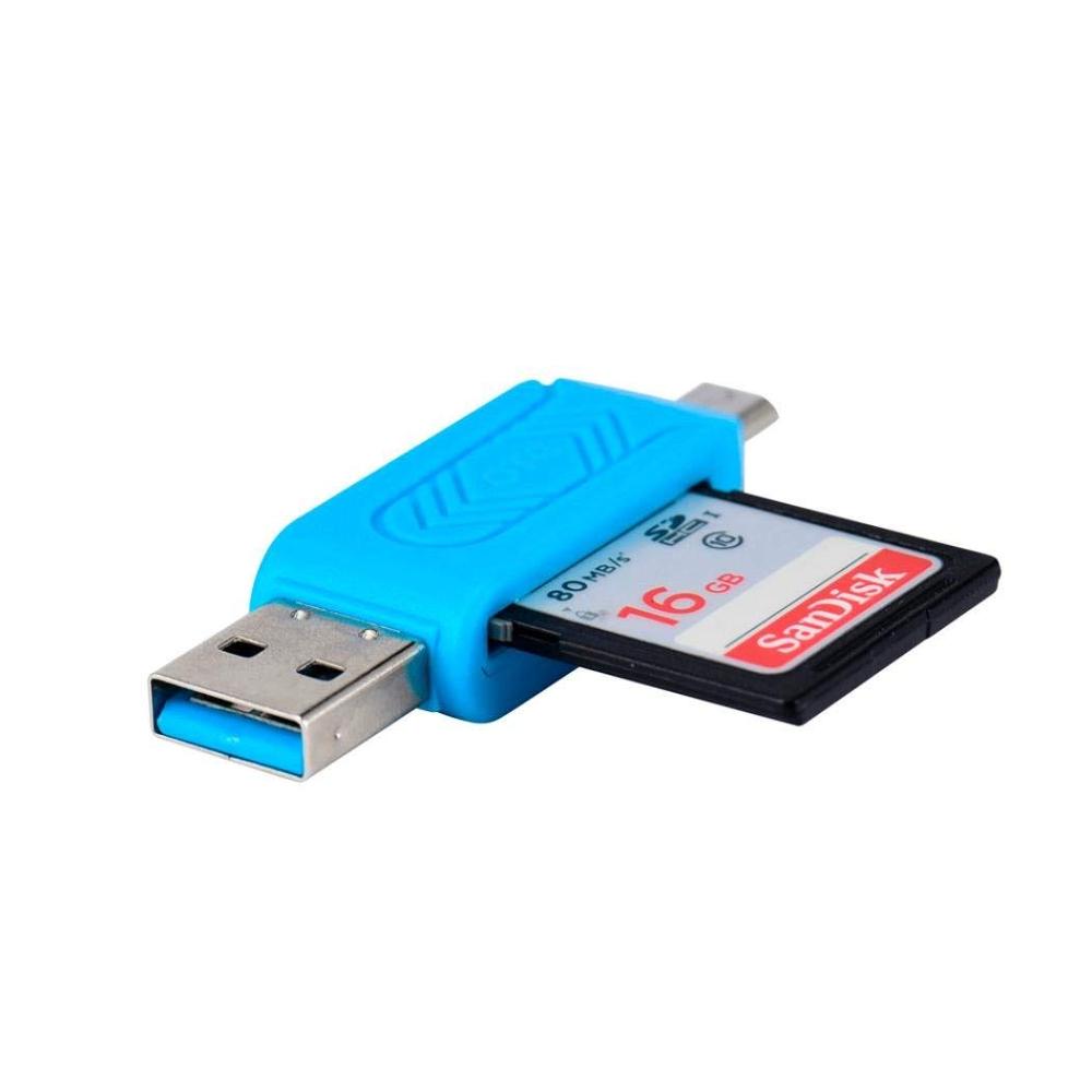 Новый мини USB 2,0 + OTG микро ридер адаптер U диск для планшетных ПК