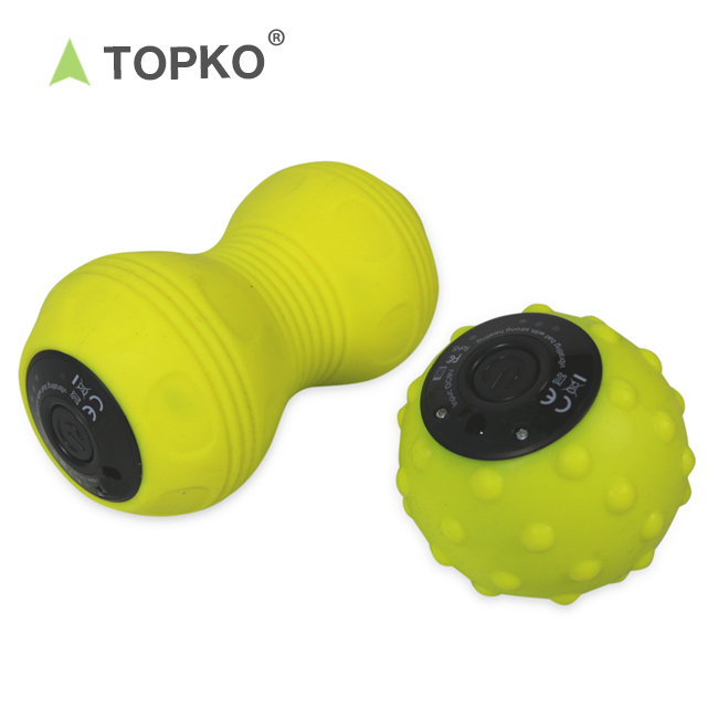 TOPKO infinityball 4-скоростной вибрирующий массажный шарик-Лакросс шары удовлетворить Вибрационный массажный валик