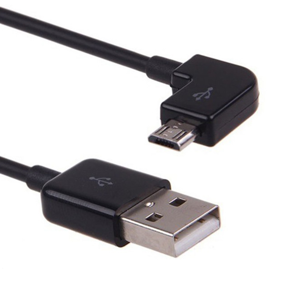 0.2M 1M 2M 3M 5M Micro 5Pin Right Angled USB Data Cable Charger for Android Phones