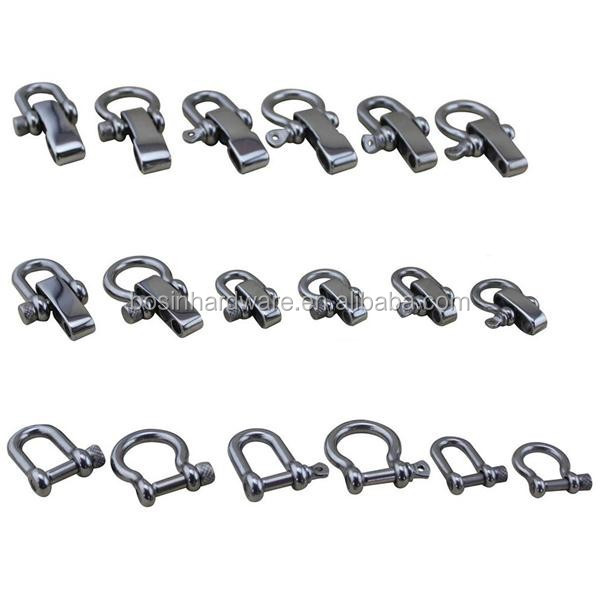 Durable Quality Stainless Steel 304, 316 Shackle