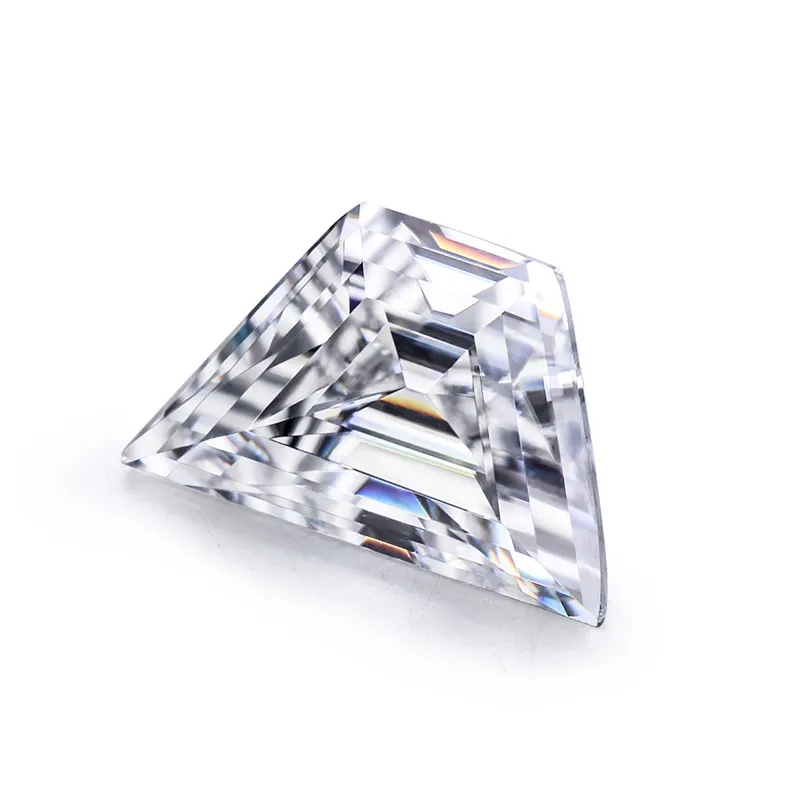 Tapered Baguette Shape Trapezoid Cut Moissanite in Loose Gemstones White Jewelry Making Stone Starsgem Synthetic (lab Created)
