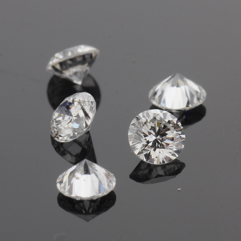 0.5ct & 5 мм выращенные лабораторно алмазы супер белый VVS четкость сердечно-сосудистых заболеваний, Круглый гениальный отрезок, синтетический алмаз