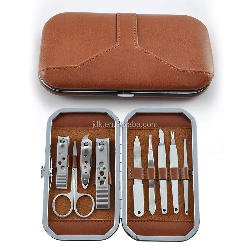 Portable Stainless Steel Nail Clippers Suit Manicure Pedicure Set