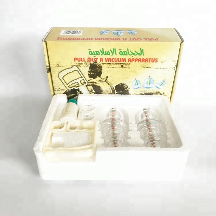 Набор банок hijama, Набор банок для вакуумной подачи, недорогие 12 чашек