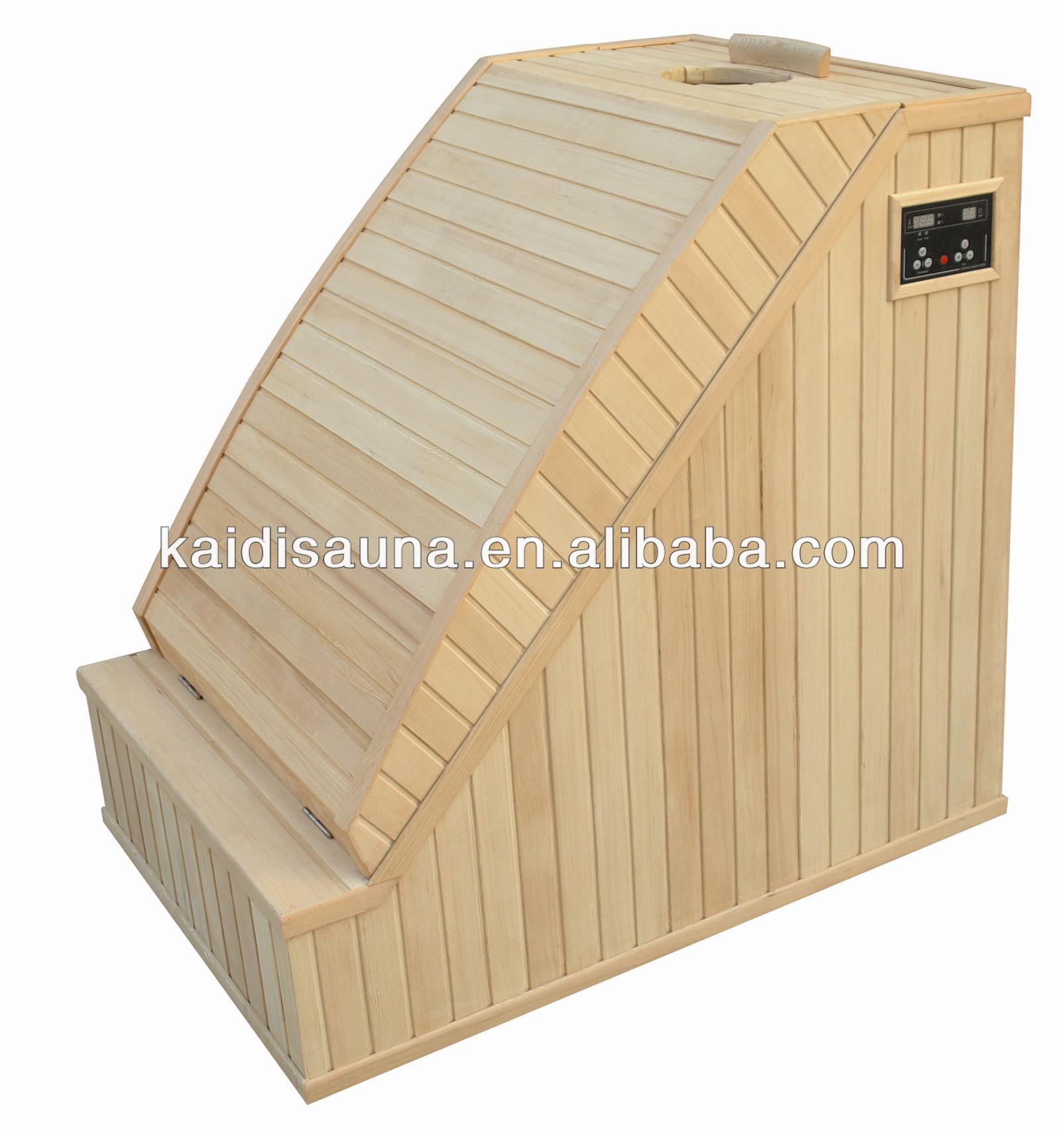 Мини сауна из тсуги канадской половина тела сауна KD-MINI01