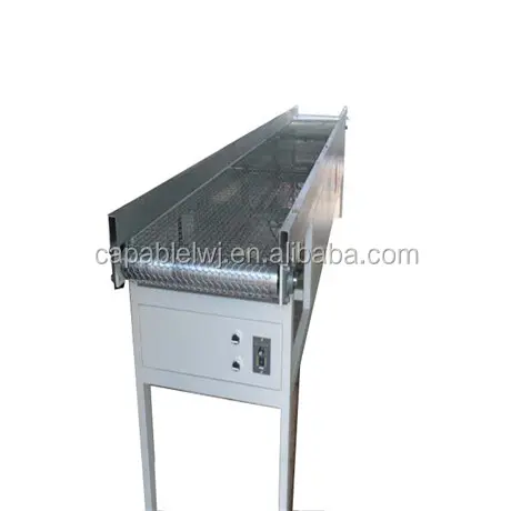 Full automatic Stainless steel hot sell wire frame cap &hat cooling conveyer table