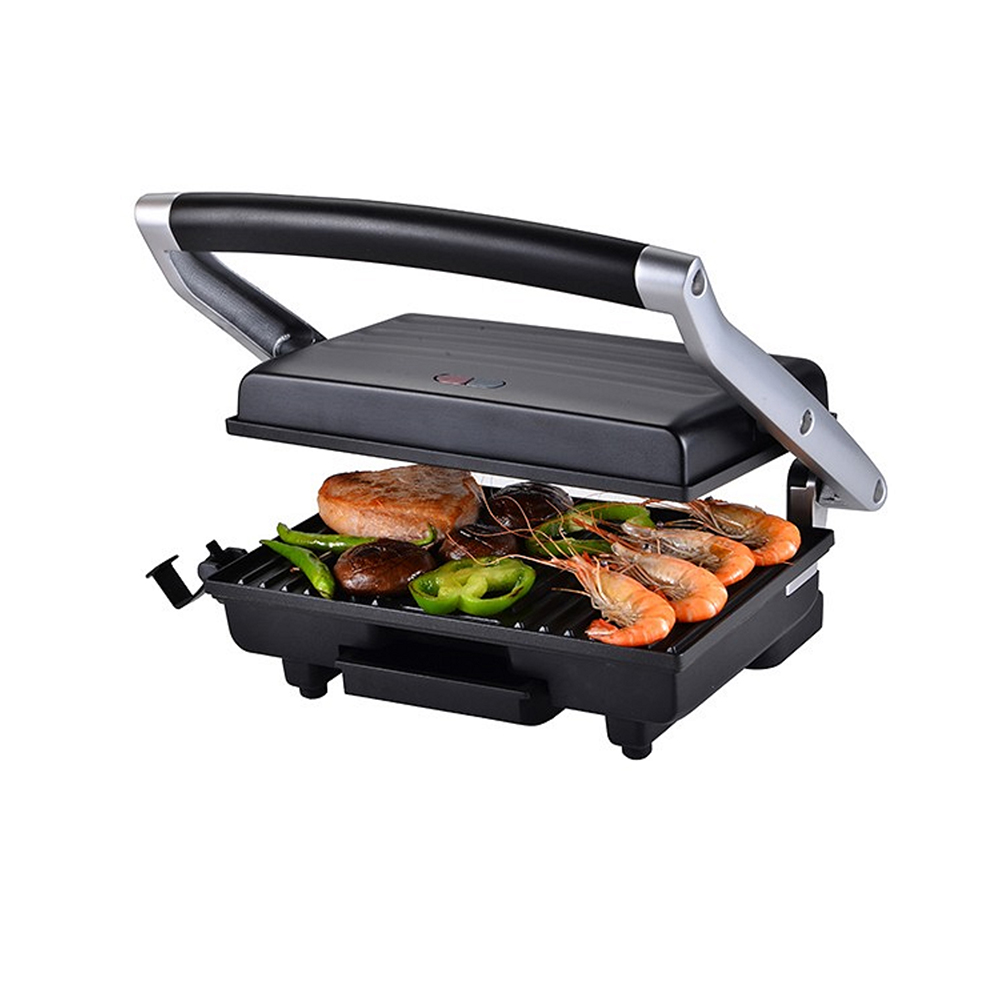 1000 Вт внутренний Электрический контактный гриль для сэндвичей и Panini Maker