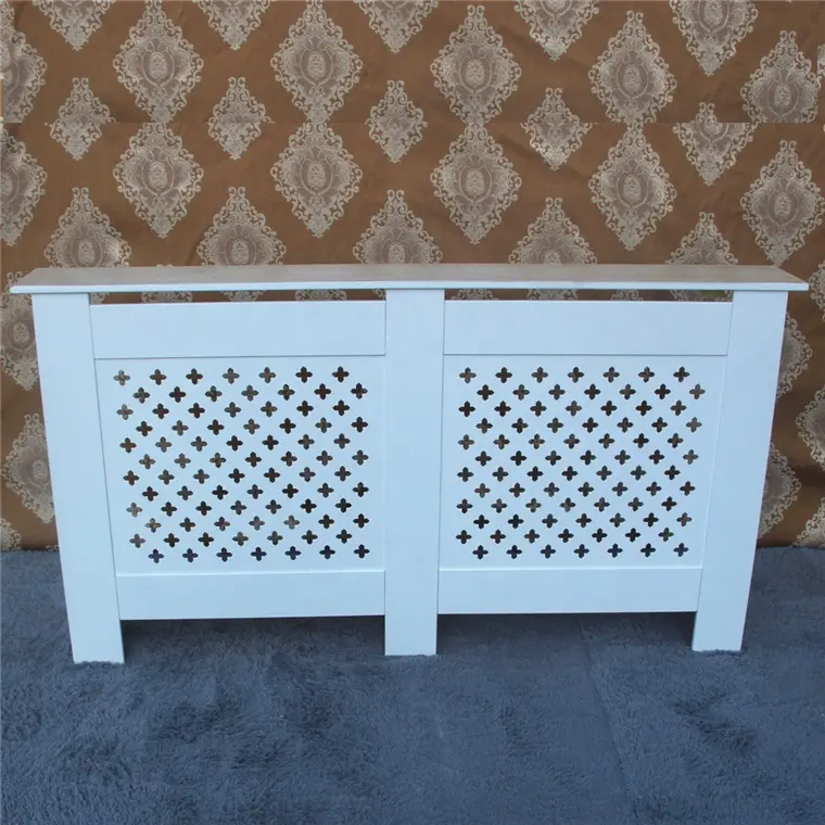 Home Furniture White MDF Medium Air Condition Heater Radiator Cover