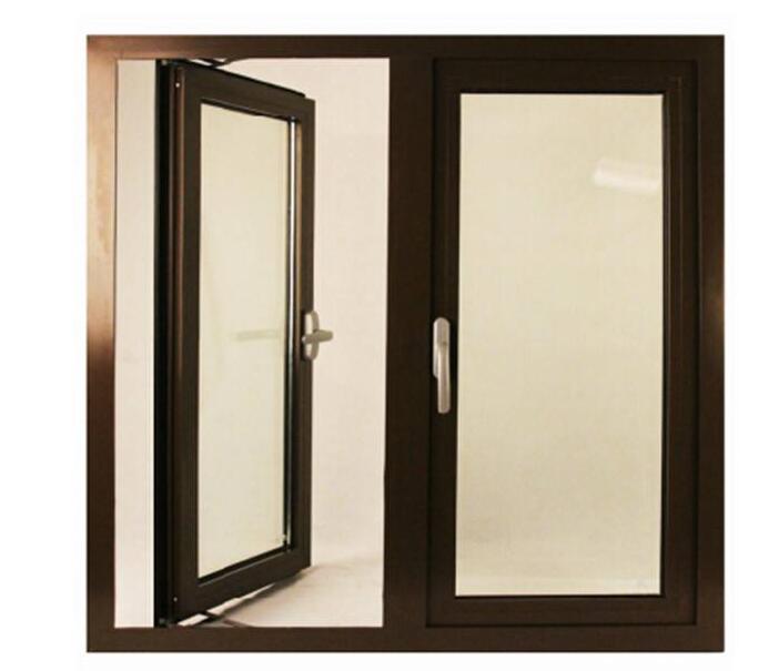 aluminum double glazing casement windows