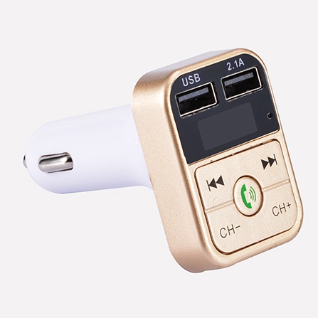 Автомобильный B2 по громкой связи автомобиля беспроводной Bluetooth FM передатчик радиоприемник Mp3 музыкальные стерео универсальный адаптер с двойным usb-портом зарядного устройства