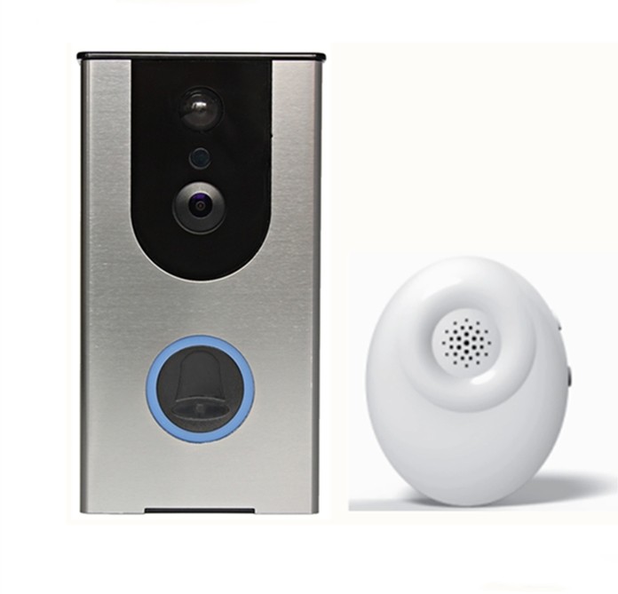 ENXUN 720P Wi-Fi видео умный ИК-звонок Дверной звонок ночное видение безопасность беспроводной дверной звонок с Ding Dong