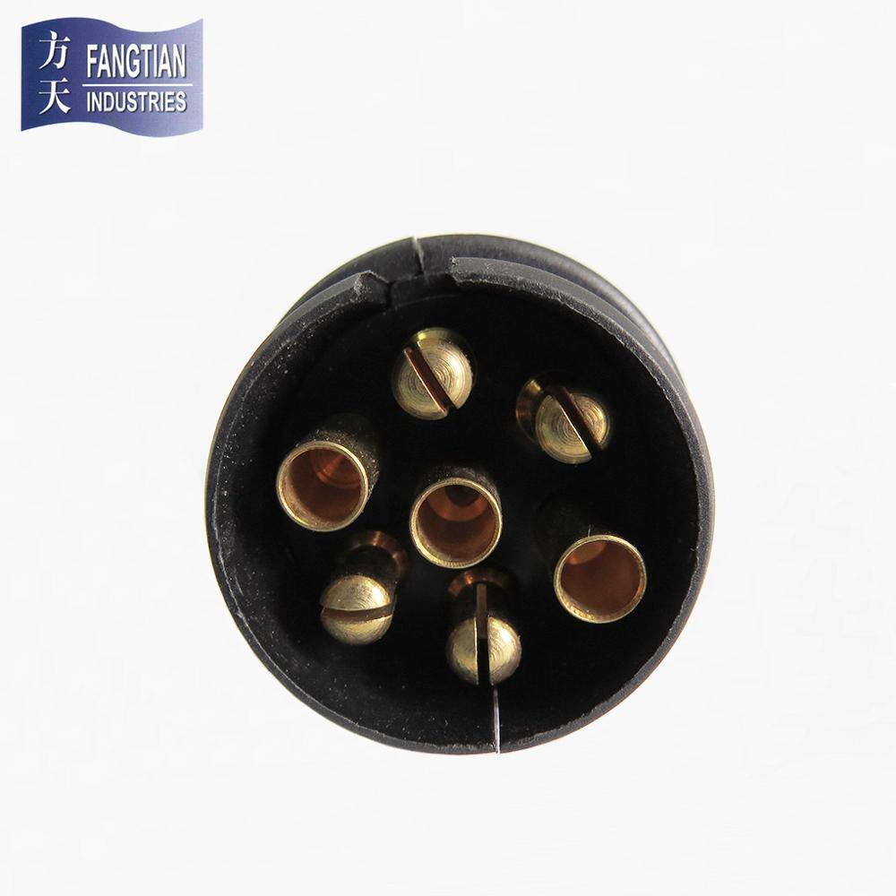 European trailer connector 12v trailer plug 7 pin trailer wiring plugs