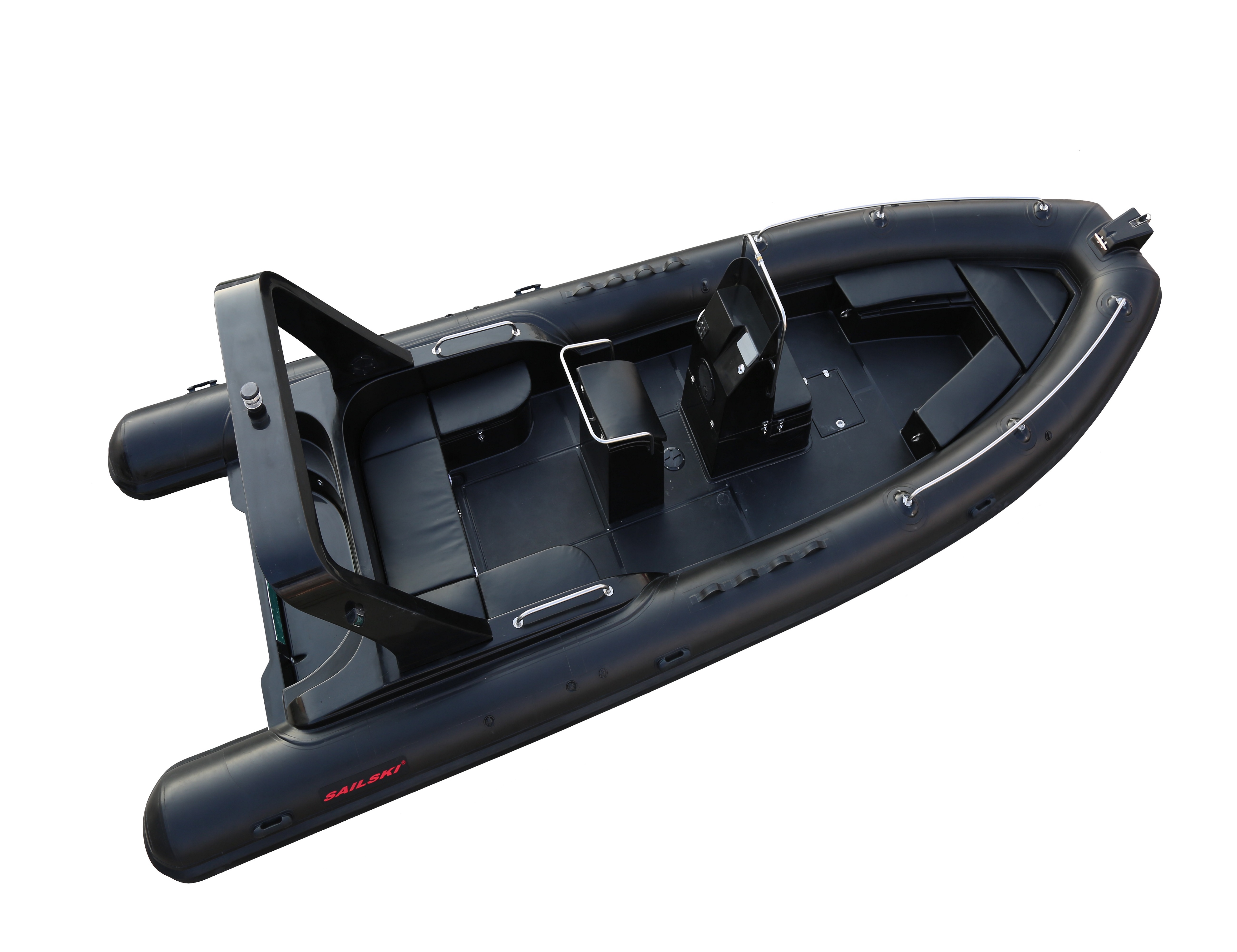 Жесткая надувная лодка SAILSKI hypalon длиной от 3,3 до 7,6 м с центральной консолью