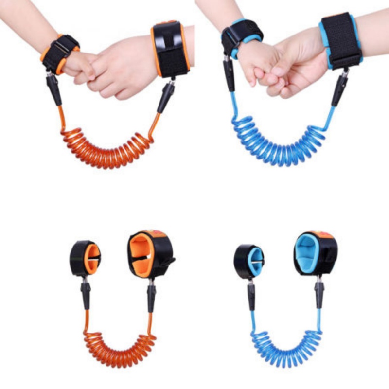Custom Logo Toddler Child Safety Walking Harness Leash Anti Lost Wrist Link Wristband