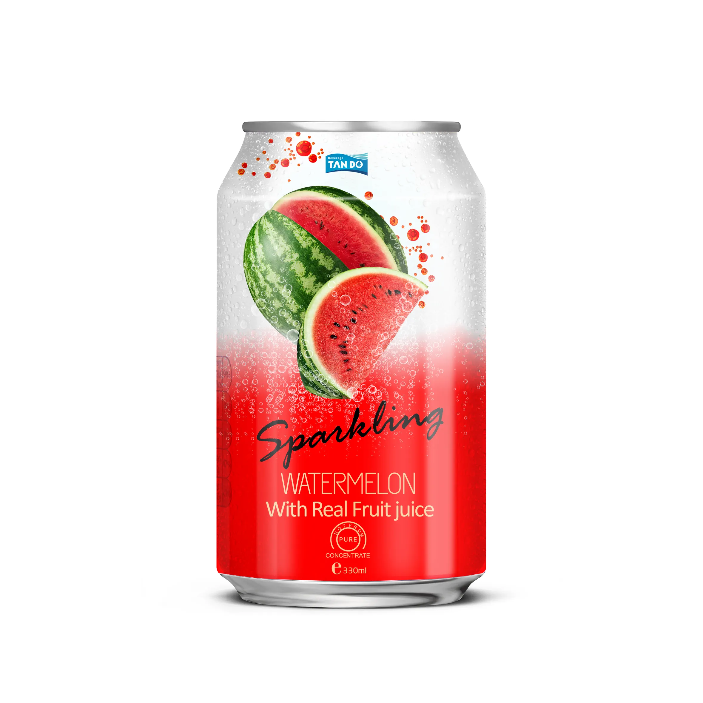 Carbonated drink fruit flavors from FDA certified company in Vietnam