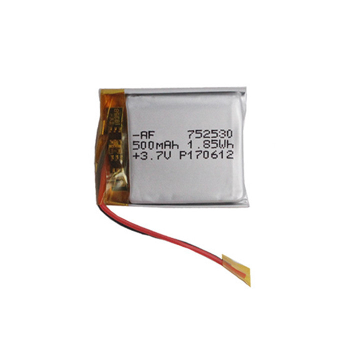752530 3,7 V 500mAh перезаряжаемый литий-ионный полимерный аккумулятор с печатной платой