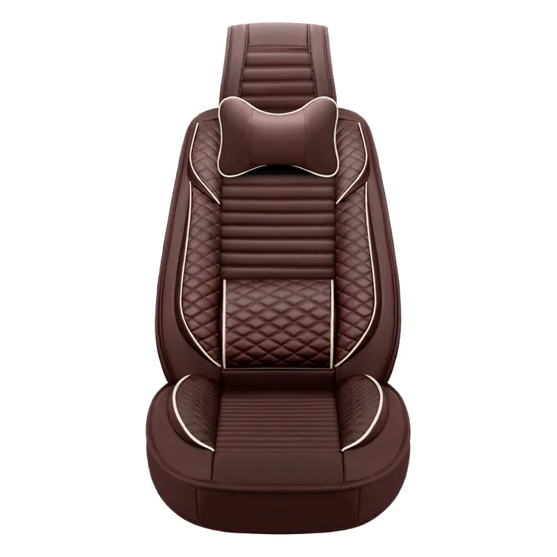 Hot sale luxury waterproof universal customized leather car seat cover