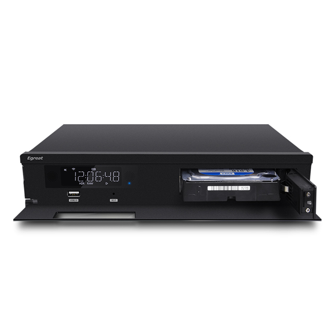 2019 Egreat A11 4 K full HD 3,5 inch hdd media player withHard drive слот